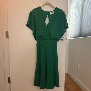 ba&sh Emerald Backless Dress